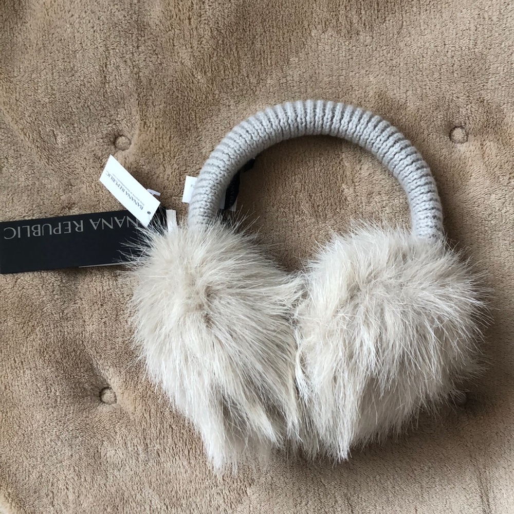 Banana Republic Fuzzy Earmuffs